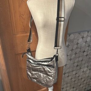 Silver Crossbody Bag